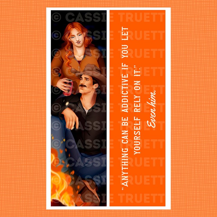 Austin & Maddox at the Bonfire Reversible Bookmark product image (1)