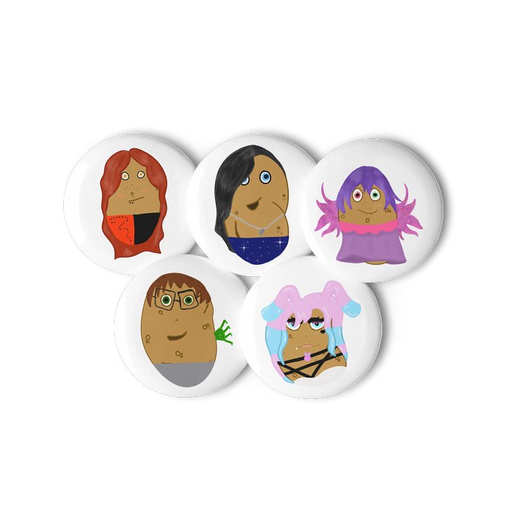 Tater Army Pin Set 1 product image (3)