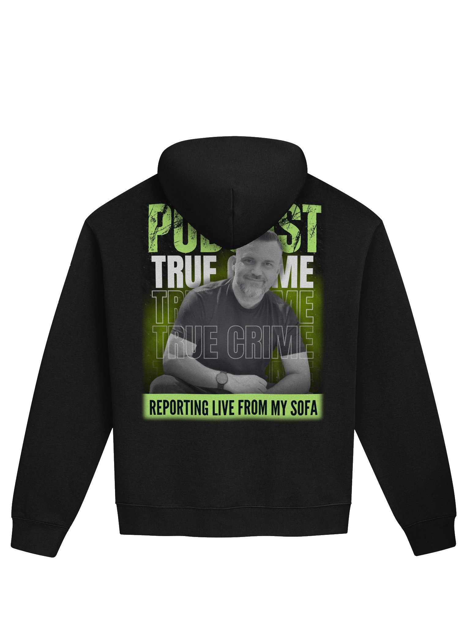 Reporting Live From My Sofa True Crime Podcast Oversized Hoodie product image (1)