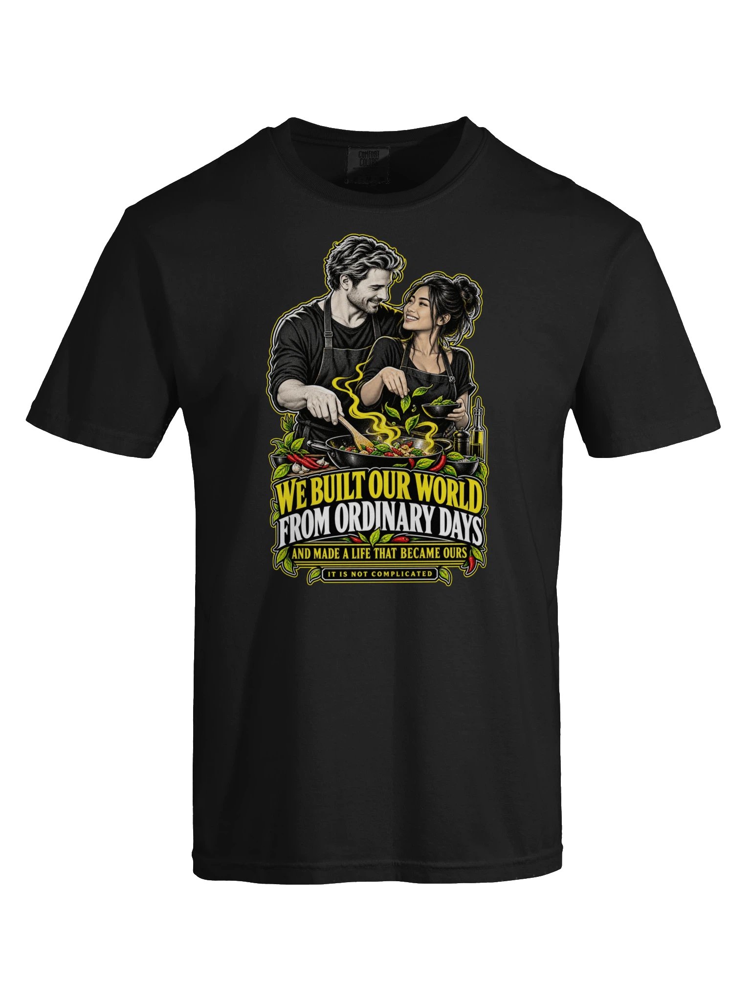 We Built Our World From Ordinary Days | It Is Not Complicated Heavyweight Tee product image (17)