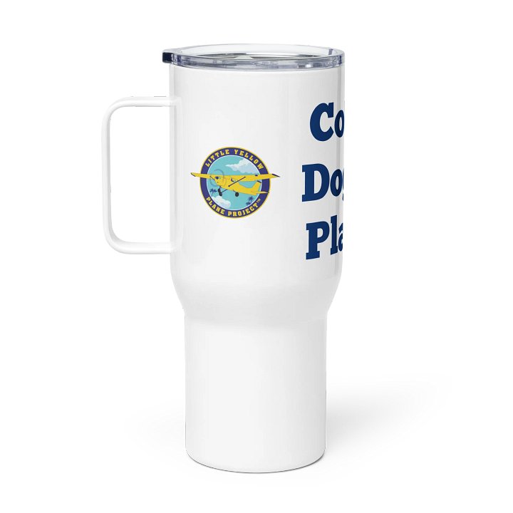 Coffee, Dogs, and Planes Travel Mug product image (1)