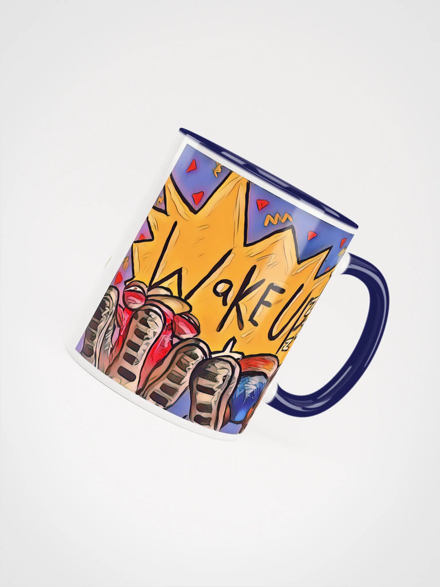 Funky Aliens WAKE UP! Ceramic Mug product image (50)