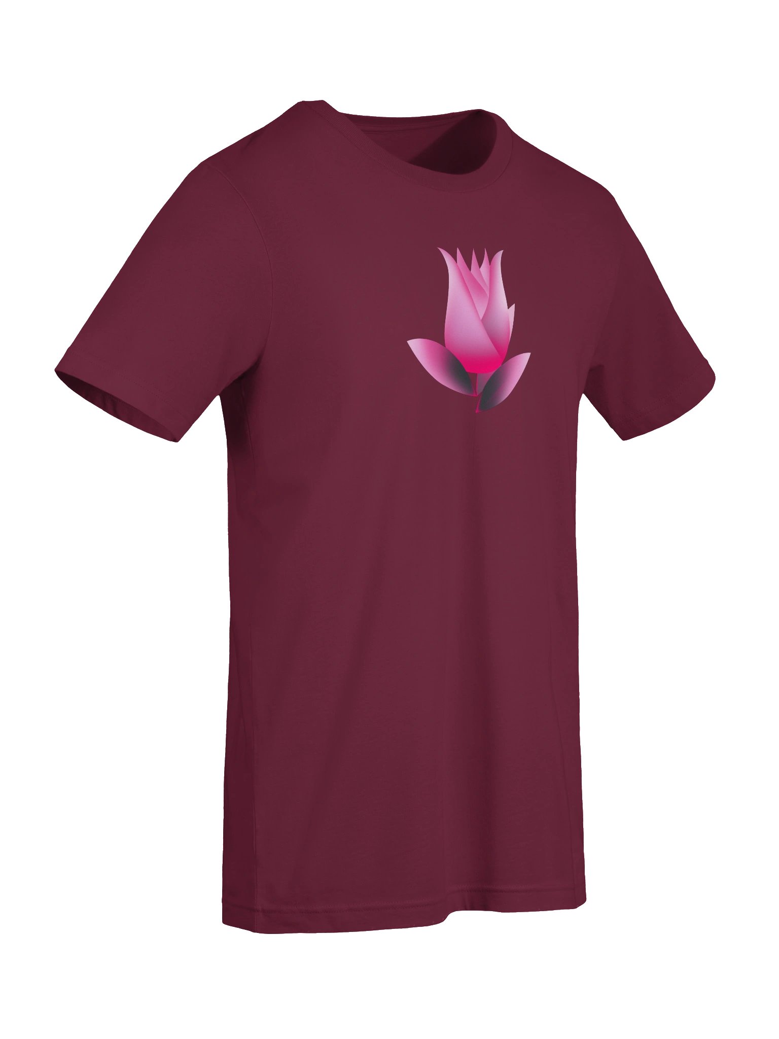 Minimalist Geometric Rose Graphic Tee product image (34)