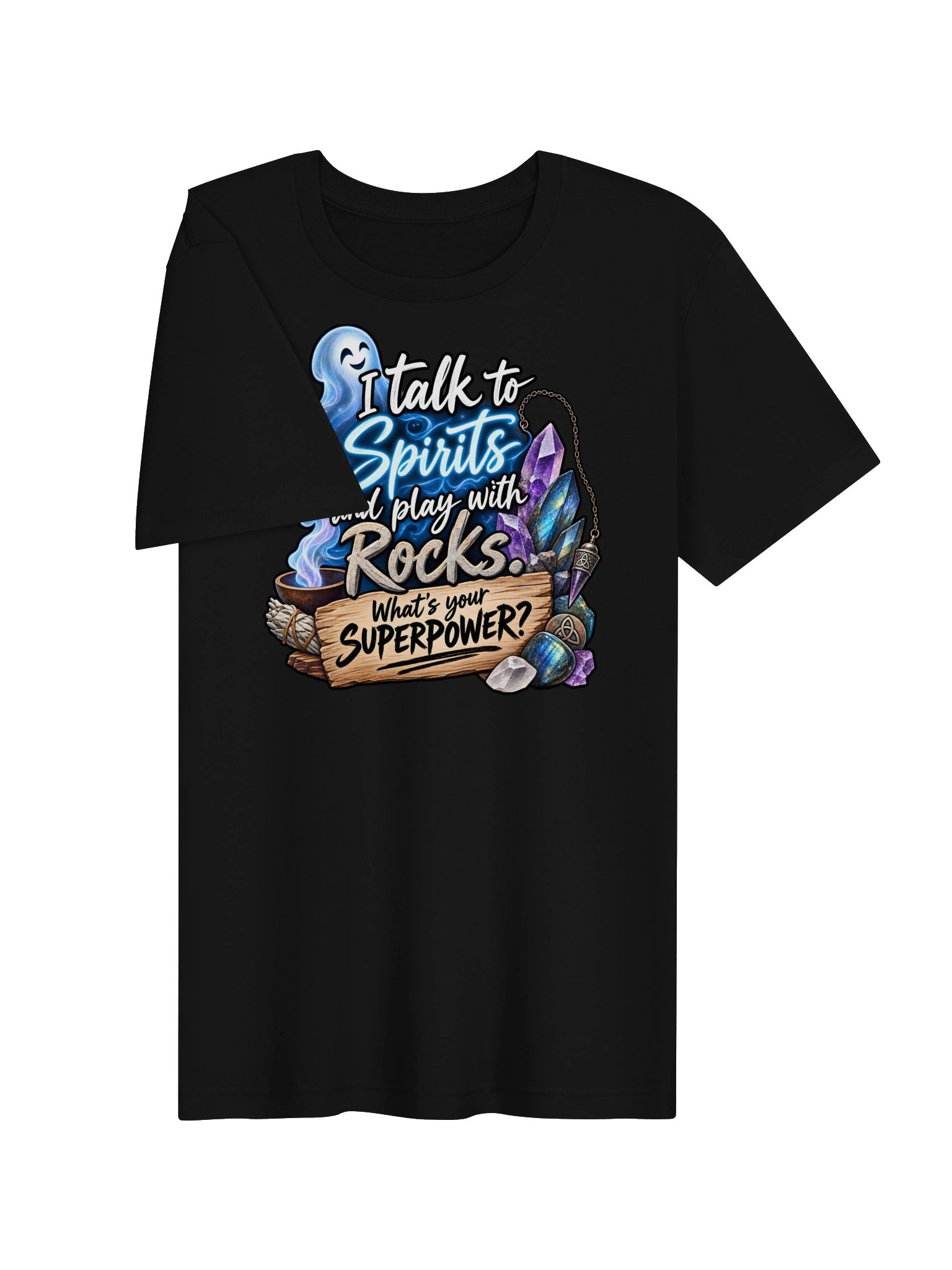 I Talk to Spirits Witchy Tee product image (3)