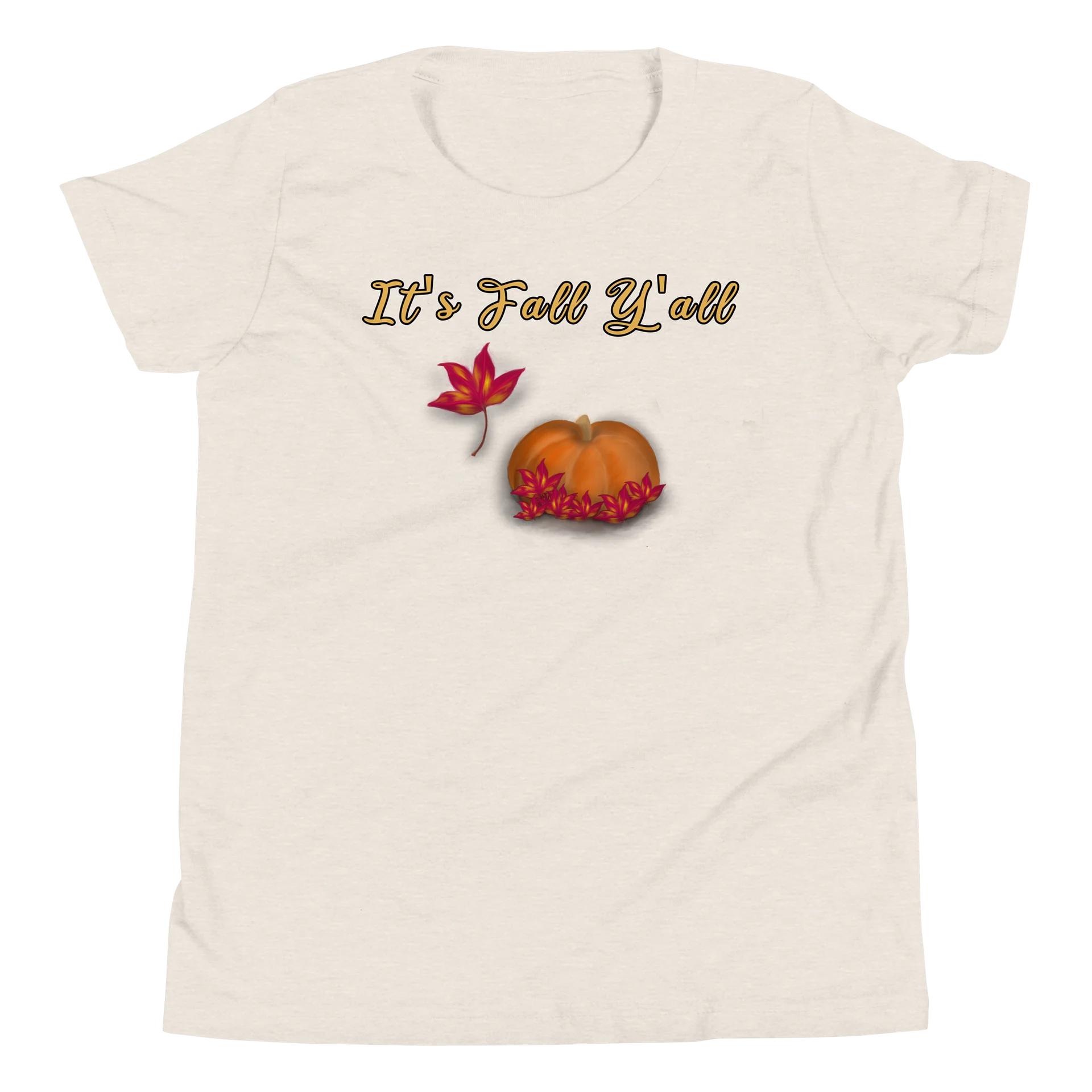 "It's Fall Y'all" T-Shirt. Youth Short Sleeve T-Shirt - Bella+Canvas product image (1)
