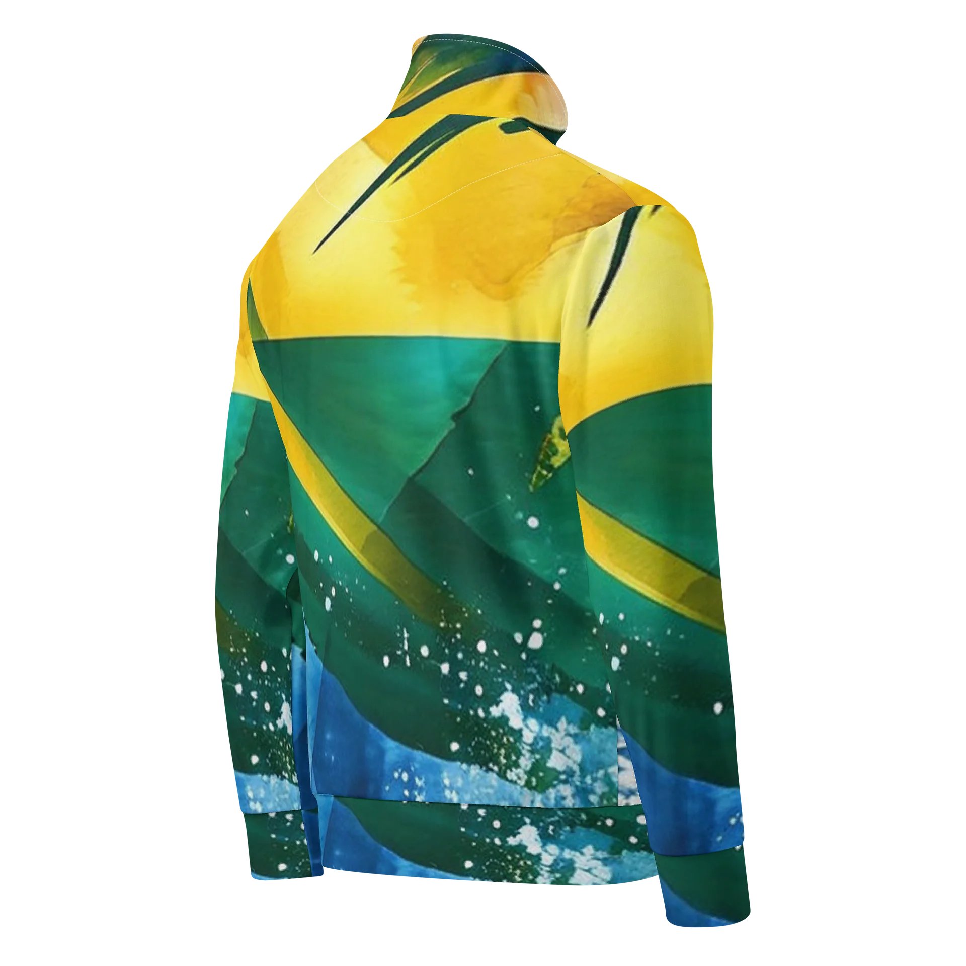 Abstract Diplomat Print - SVG - Caribbean Apples | Unisex Track Jacket product image (2)