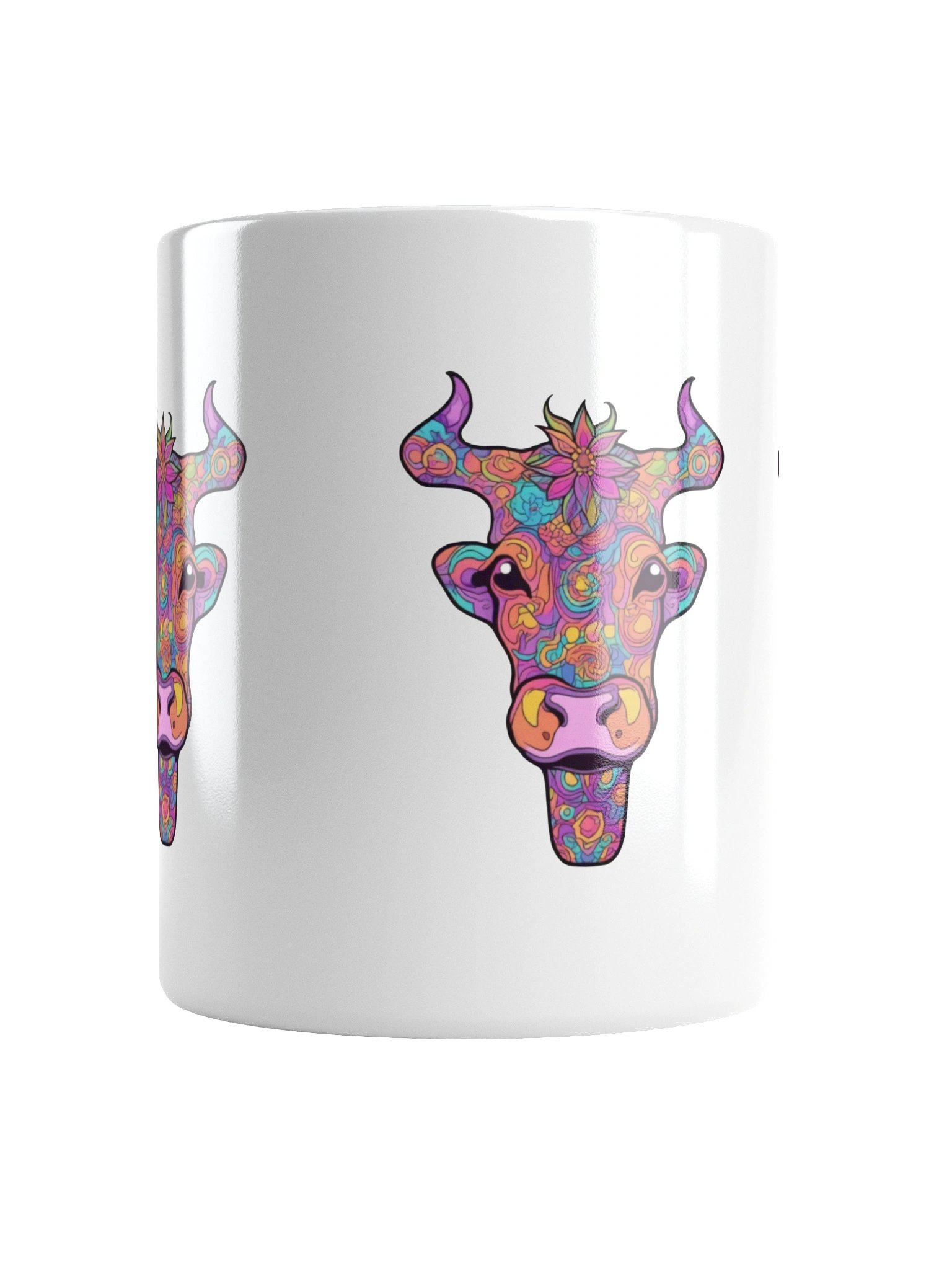 Floral Cow Face - Mug product image (7)