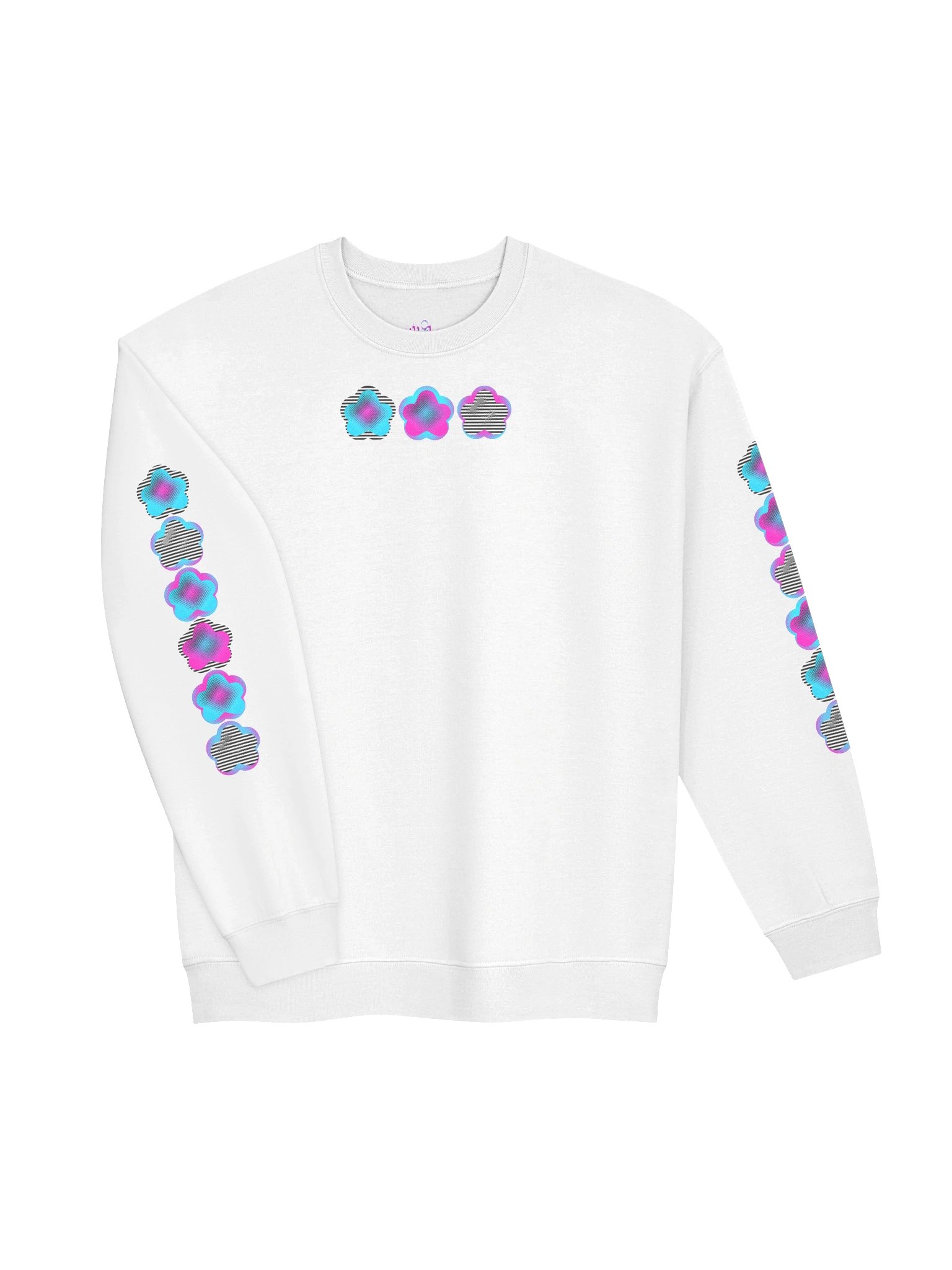bunny flower trippy pullover product image (3)
