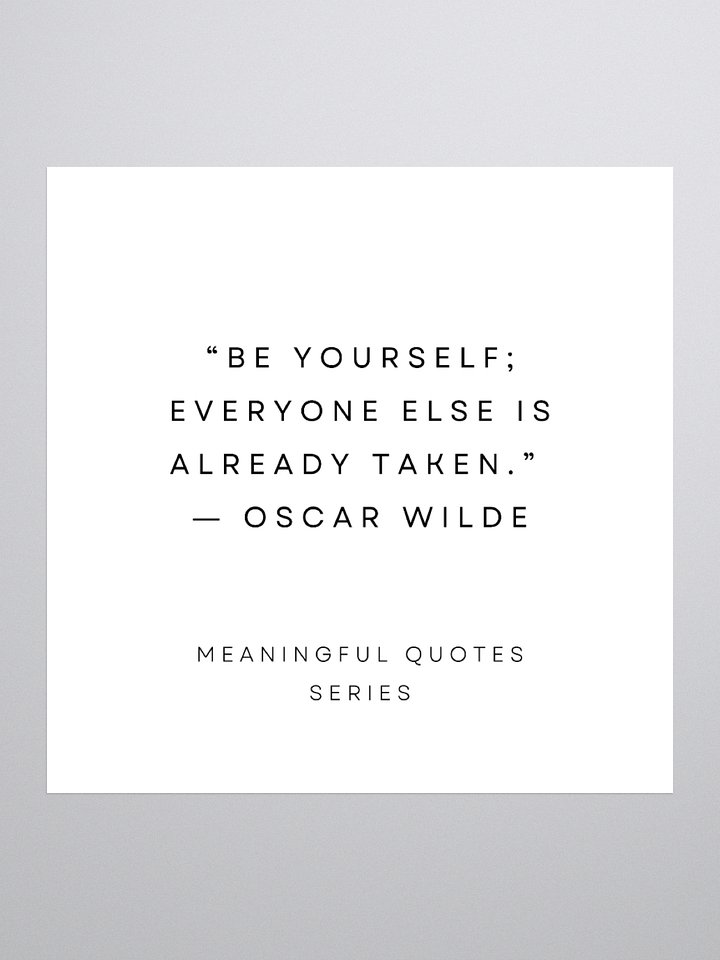 Be Yourself. product image (1)