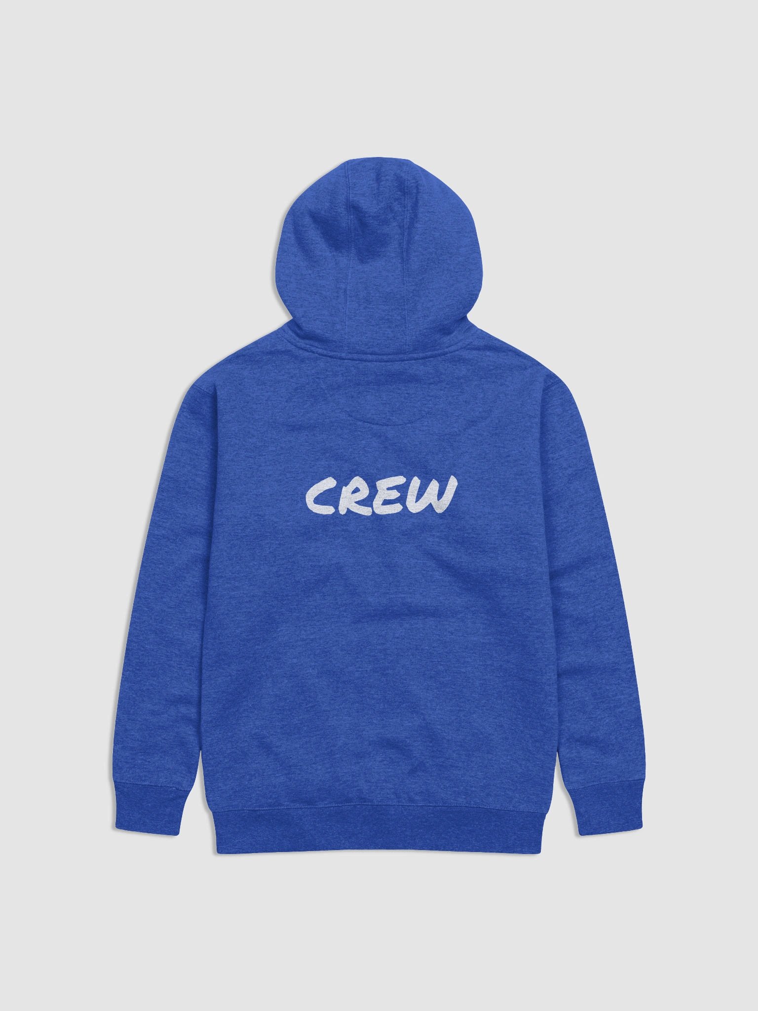 CREW - CU! Hoodie - White printed logo with CREW on the back product image (15)