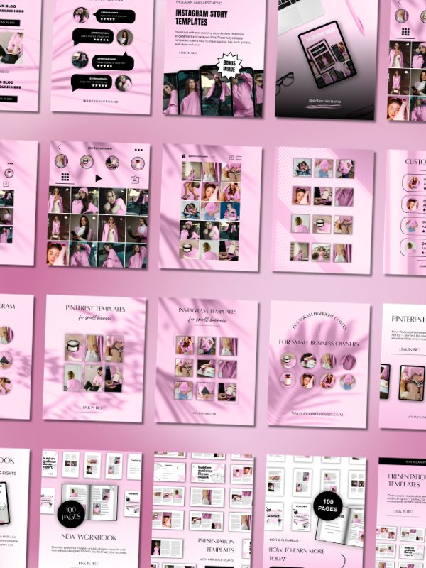 MRR/PLR Instagram Templates for Digitals product image (5)