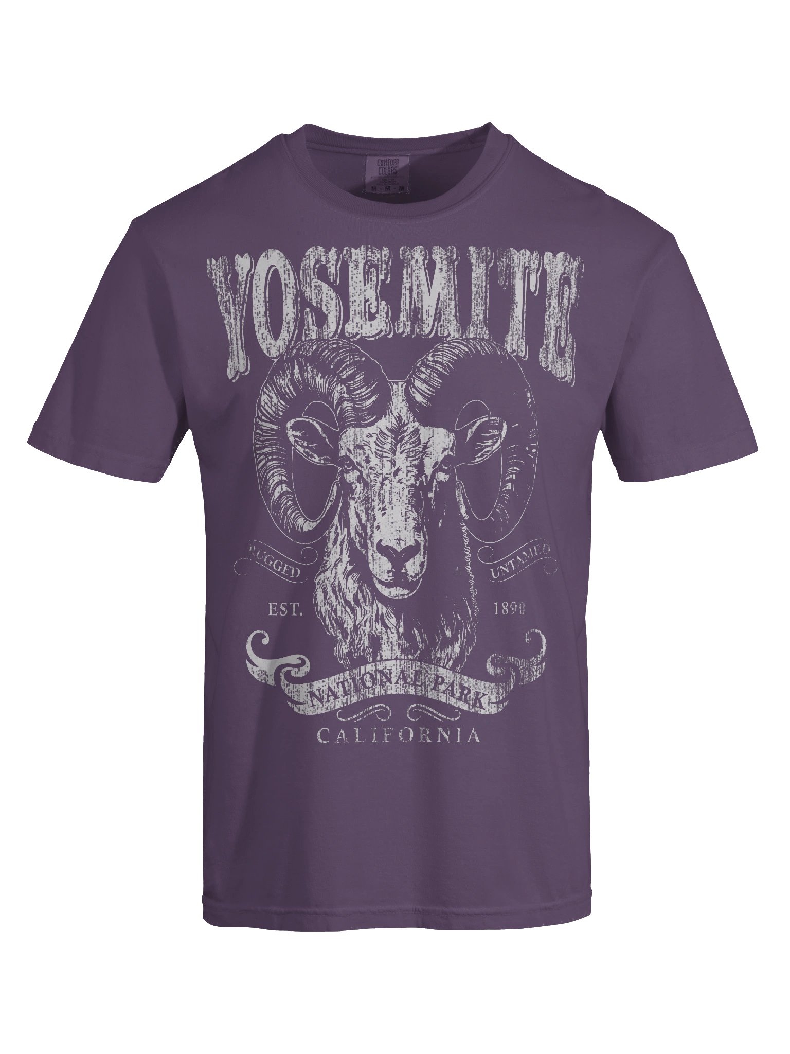 Yosemite National Park Shirt – Vintage Ram Graphic Tee California (Est. 1890) product image (8)