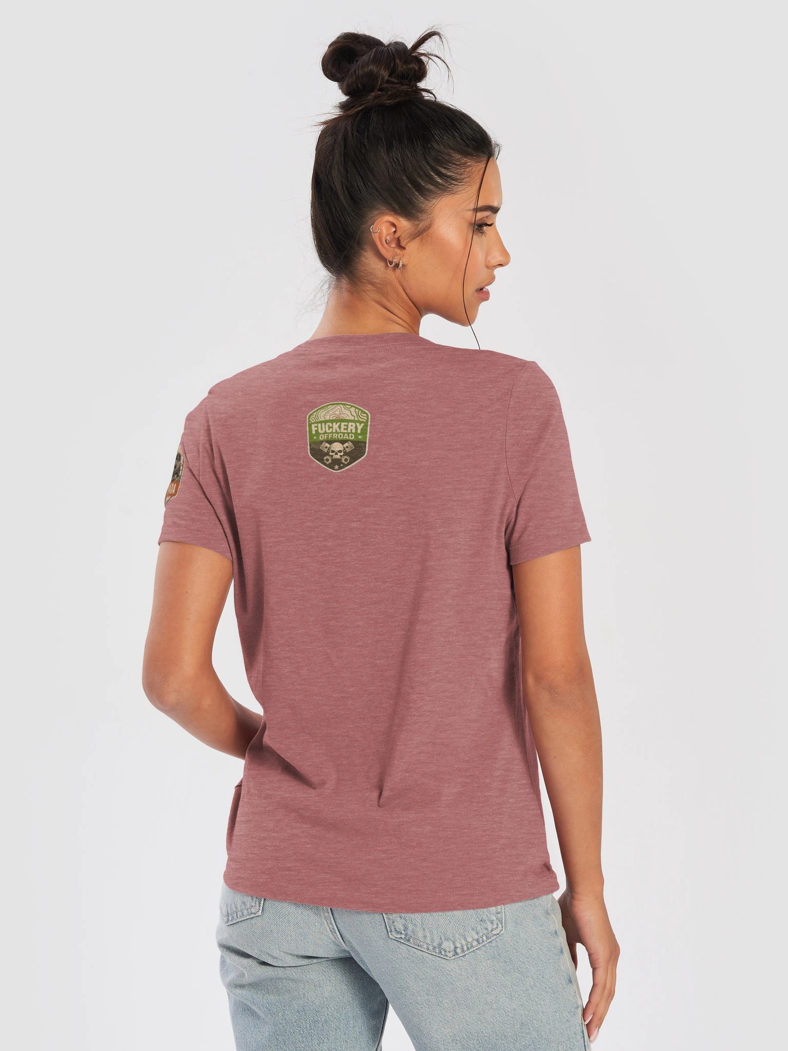Woman V-neck t-shirt with Girls Gone Mild (Version 2) product image (5)