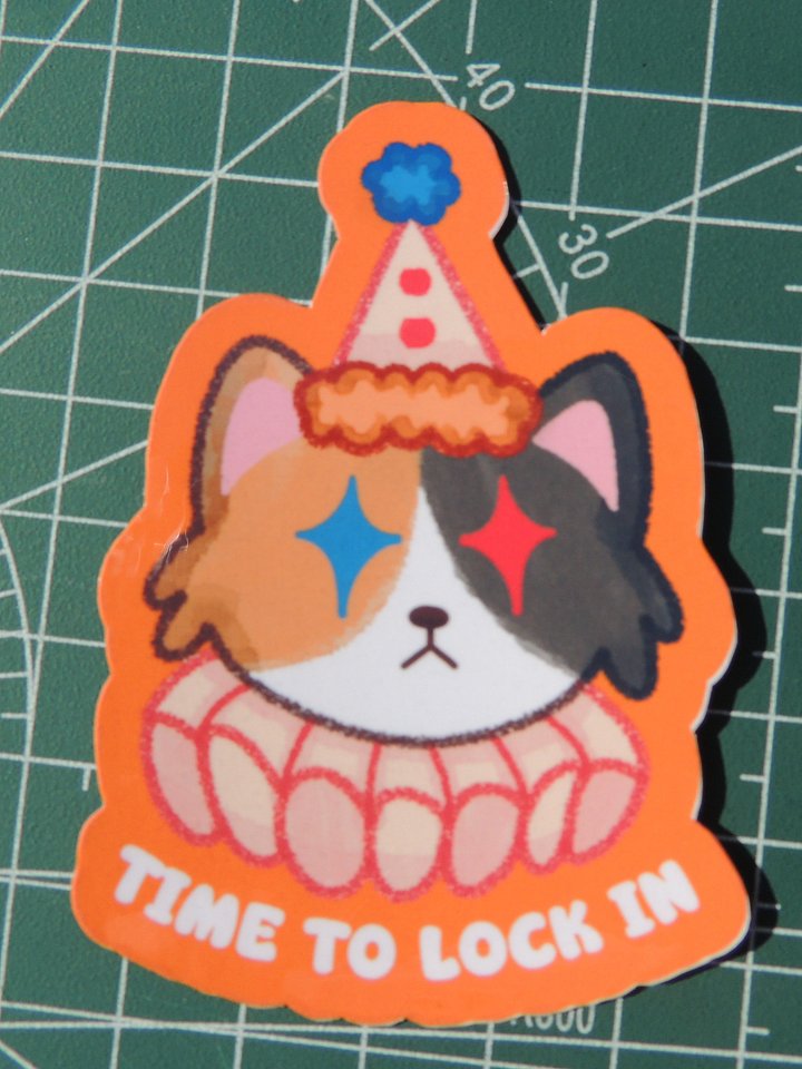 Time To Lock In Sticker product image (1)