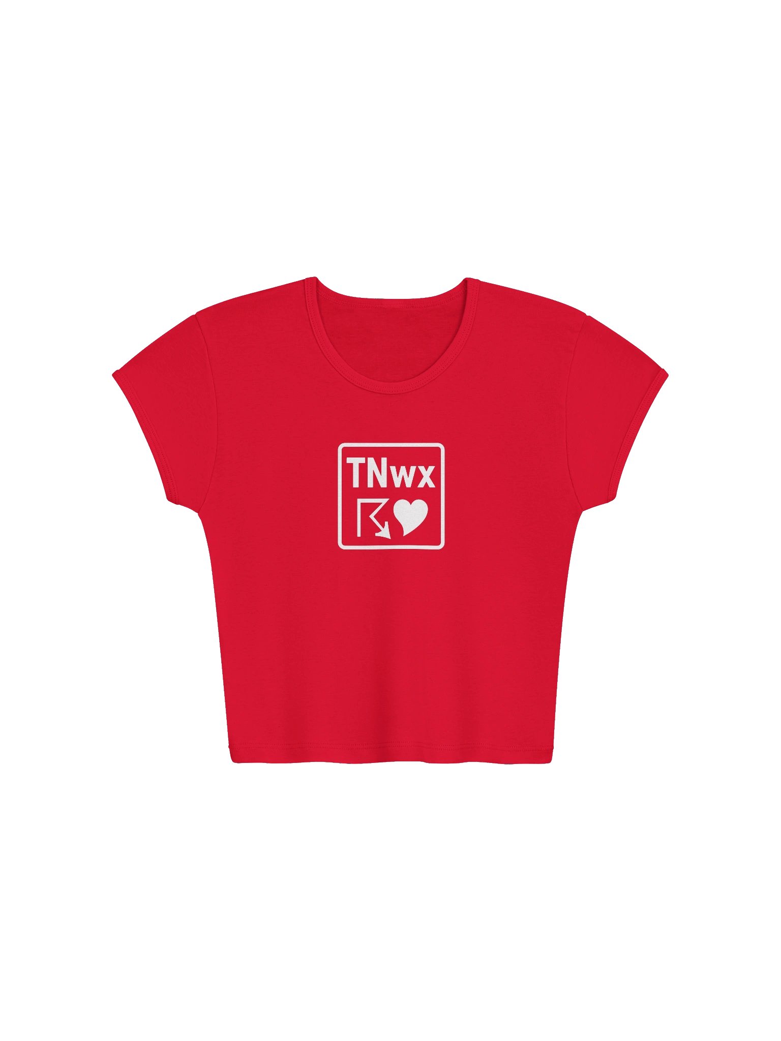 TNwx Heart Tornado Woman's Tee product image (1)