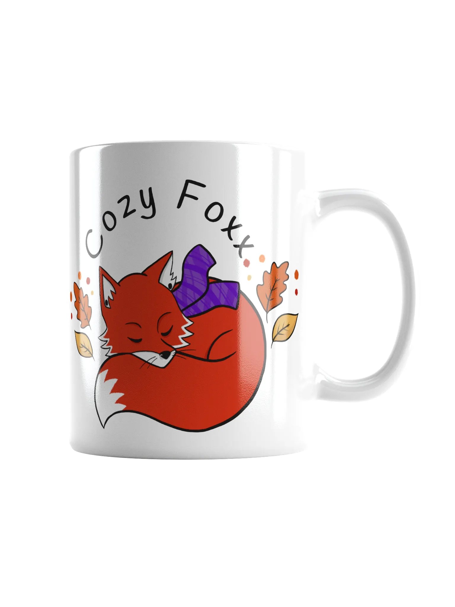 Cozy Foxx Ceramic Mug White product image (1)
