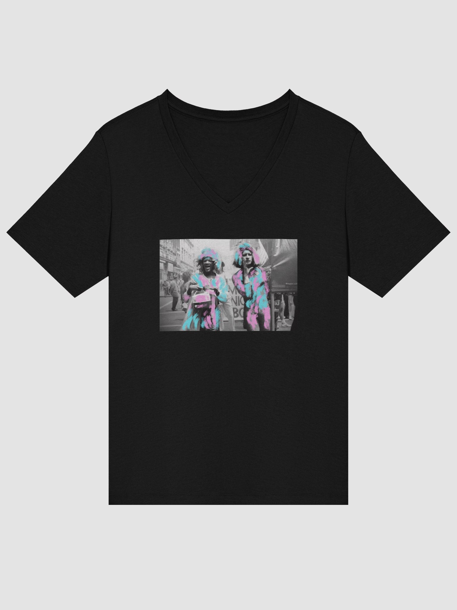 Marsha & Sylvia Relaxed V-Neck Tee product image (16)