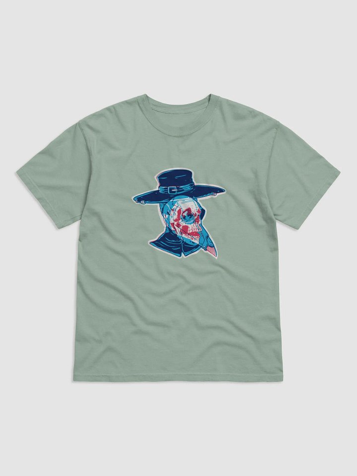 Plague Doctor Skull Holographic T-Shirt product image (3)