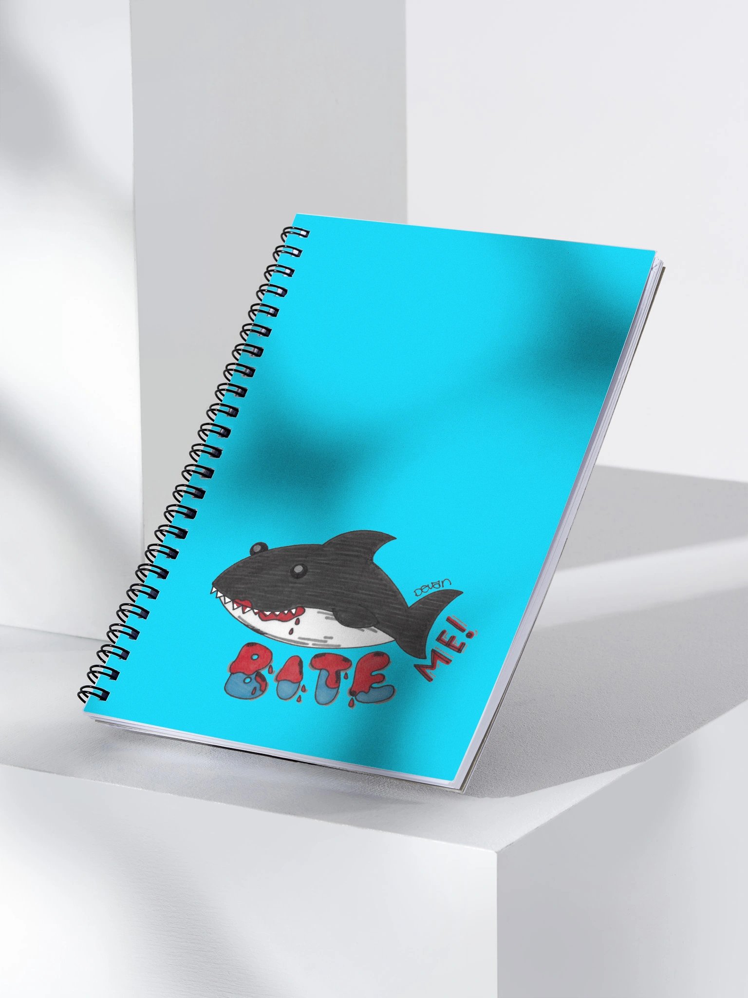 Bloody Shark Bite Notebook product image (3)