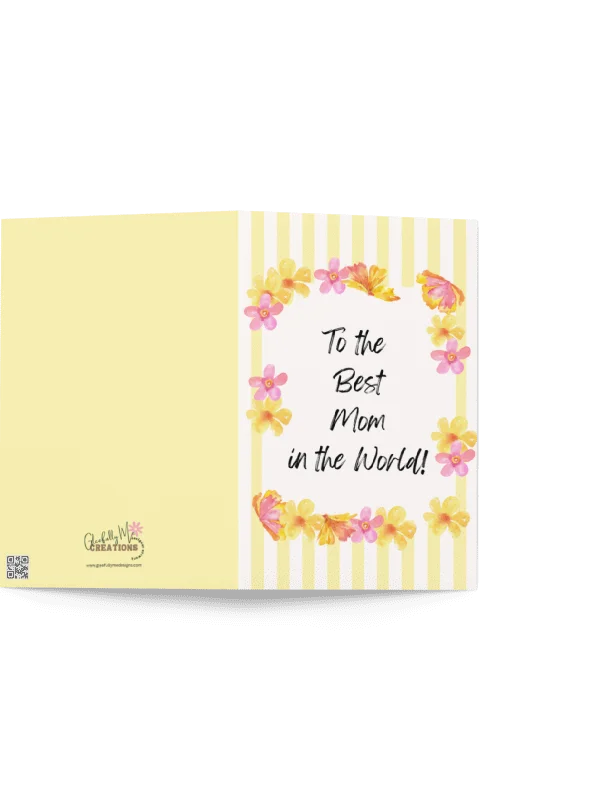 Best Mom Floral Mother’s Day Card product image (31)