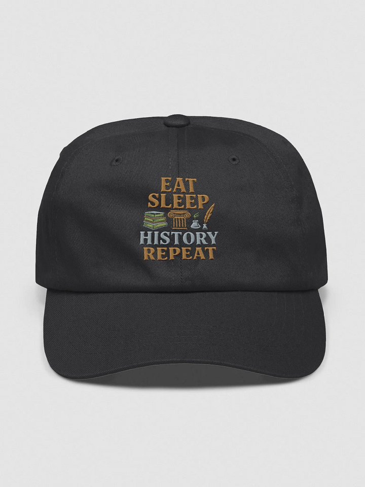 Eat Sleep History Repeat Hat – Retro Cap for History Teachers product image (5)