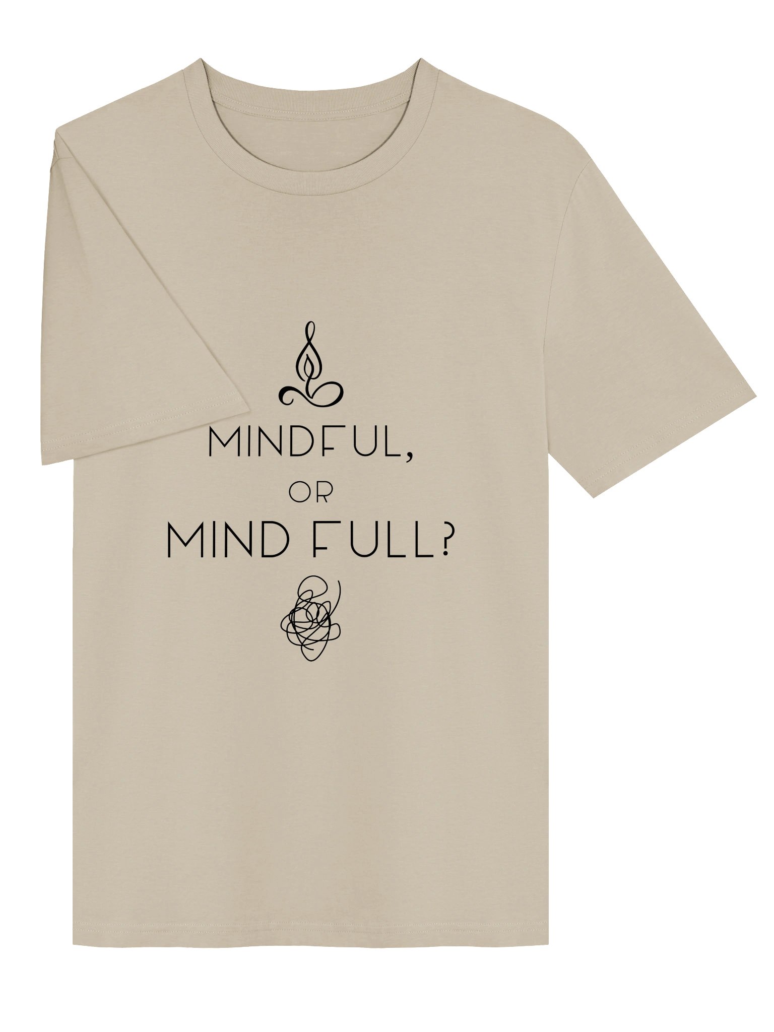 Mindful or Mind Full? — the one that jokes first, then makes you think |Unisex Ribbed-Neck Tee product image (44)