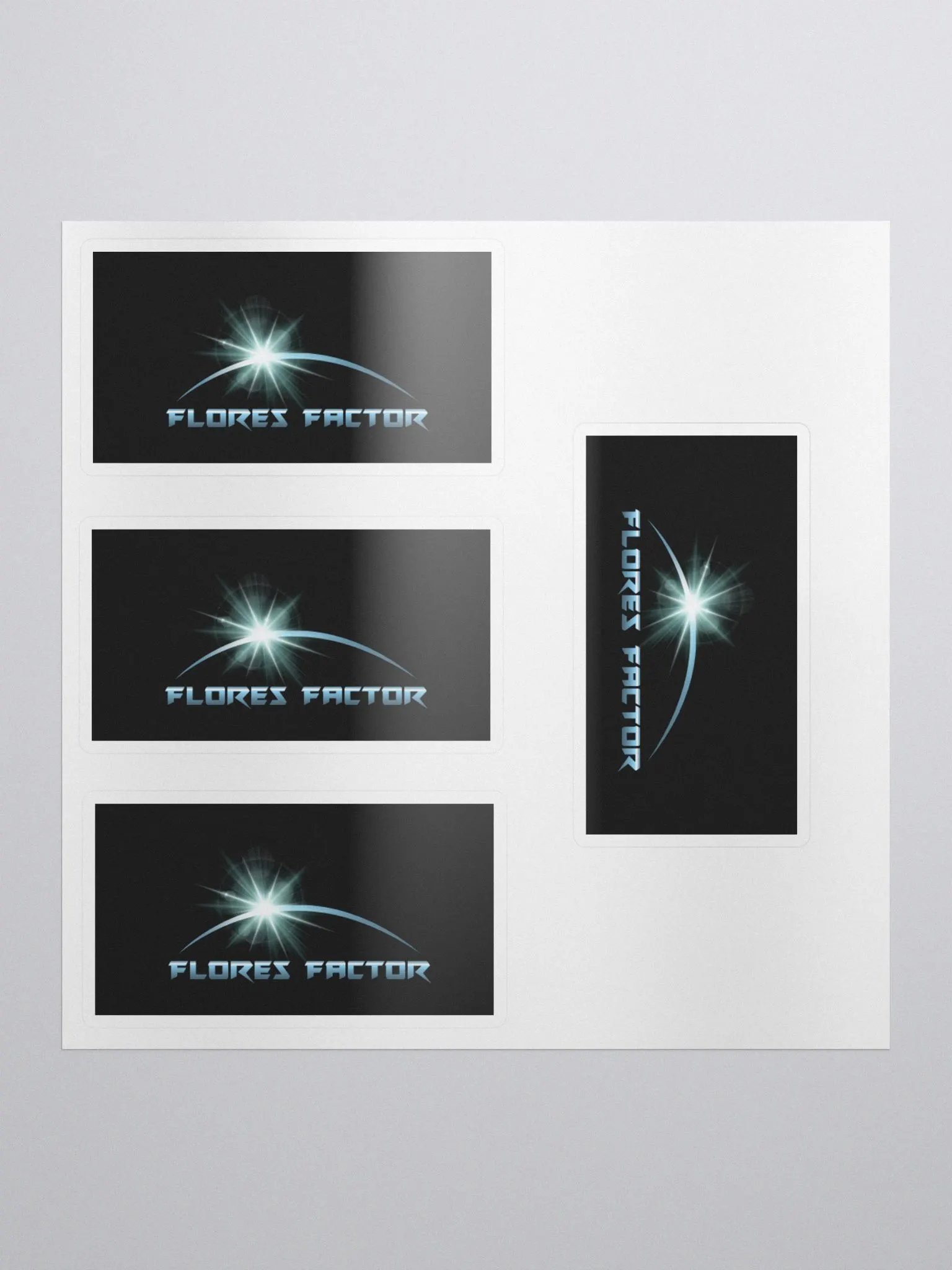 Flores Factor Logo Stickers product image (1)