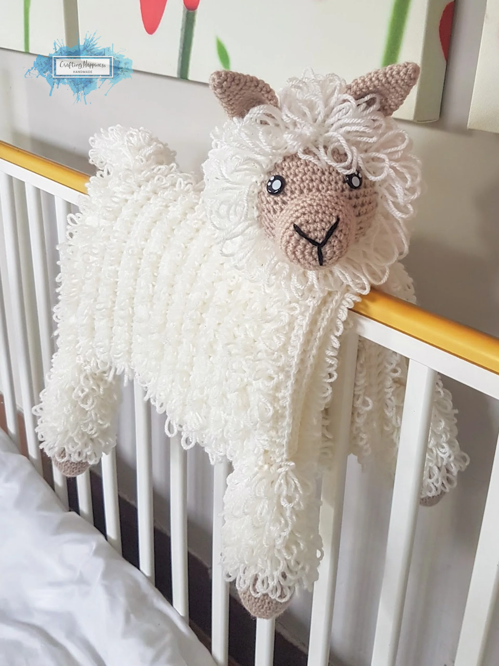 Llama Baby Blanket Crochet Pattern | 3in1 Stroller Toy (PDF Pattern) product image (4)