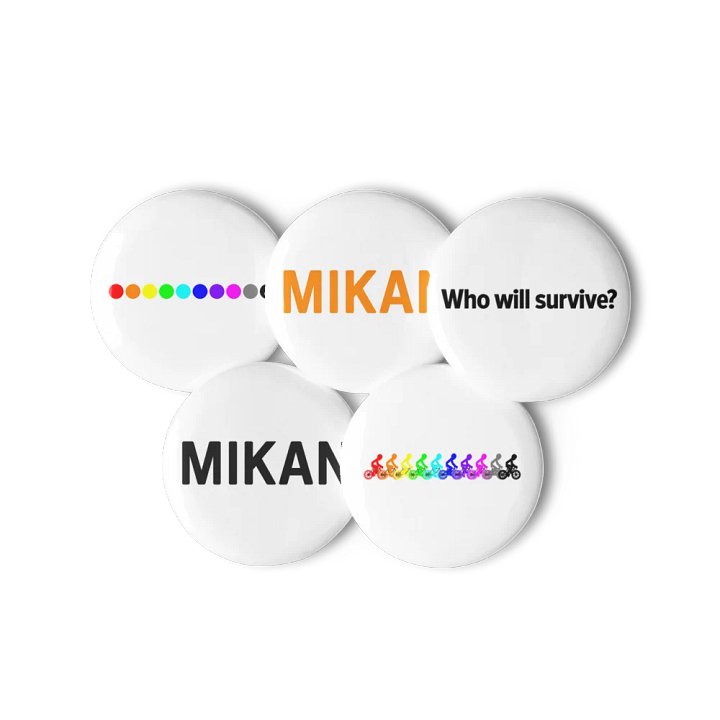 MIKAN Pin Button – Variety pack product image (3)