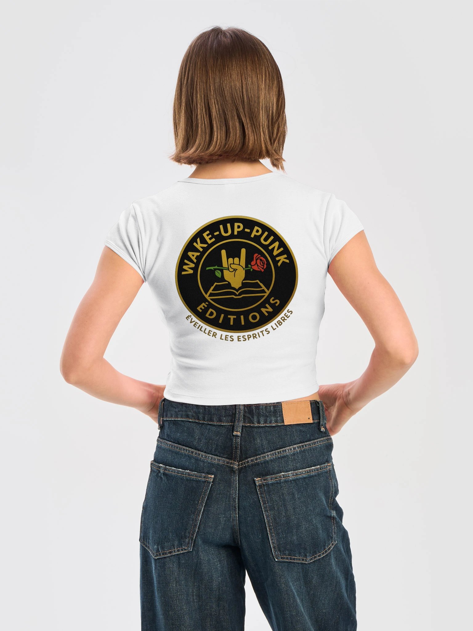 T-shirt Femme Wake Up Punk product image (4)