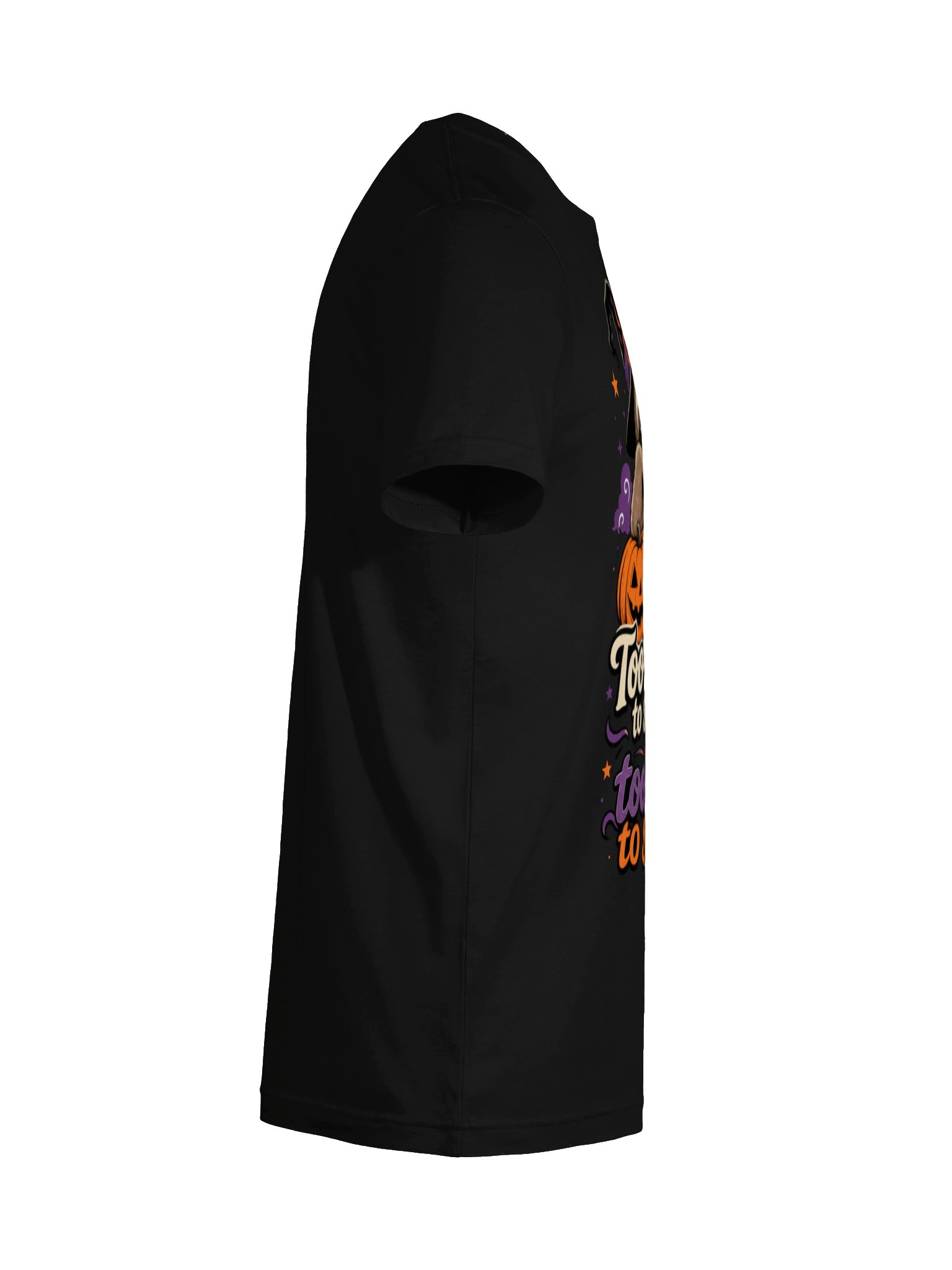 Too Cute to Spook Sloth Halloween Tee product image (85)