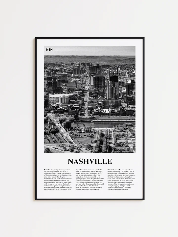 Nashville 01 Newspaper Poster product image (1)