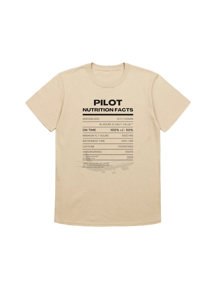 Nutritional Aviator Unisex T-Shirt product image (2)