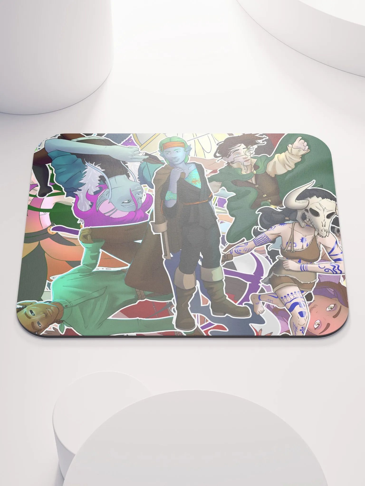 Friends Overlapping Mouse Pad product image (1)