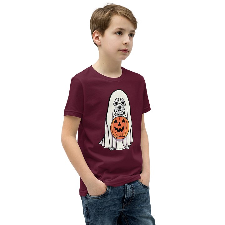 Halloween Bichon Frise Youth T-Shirt product image (2)