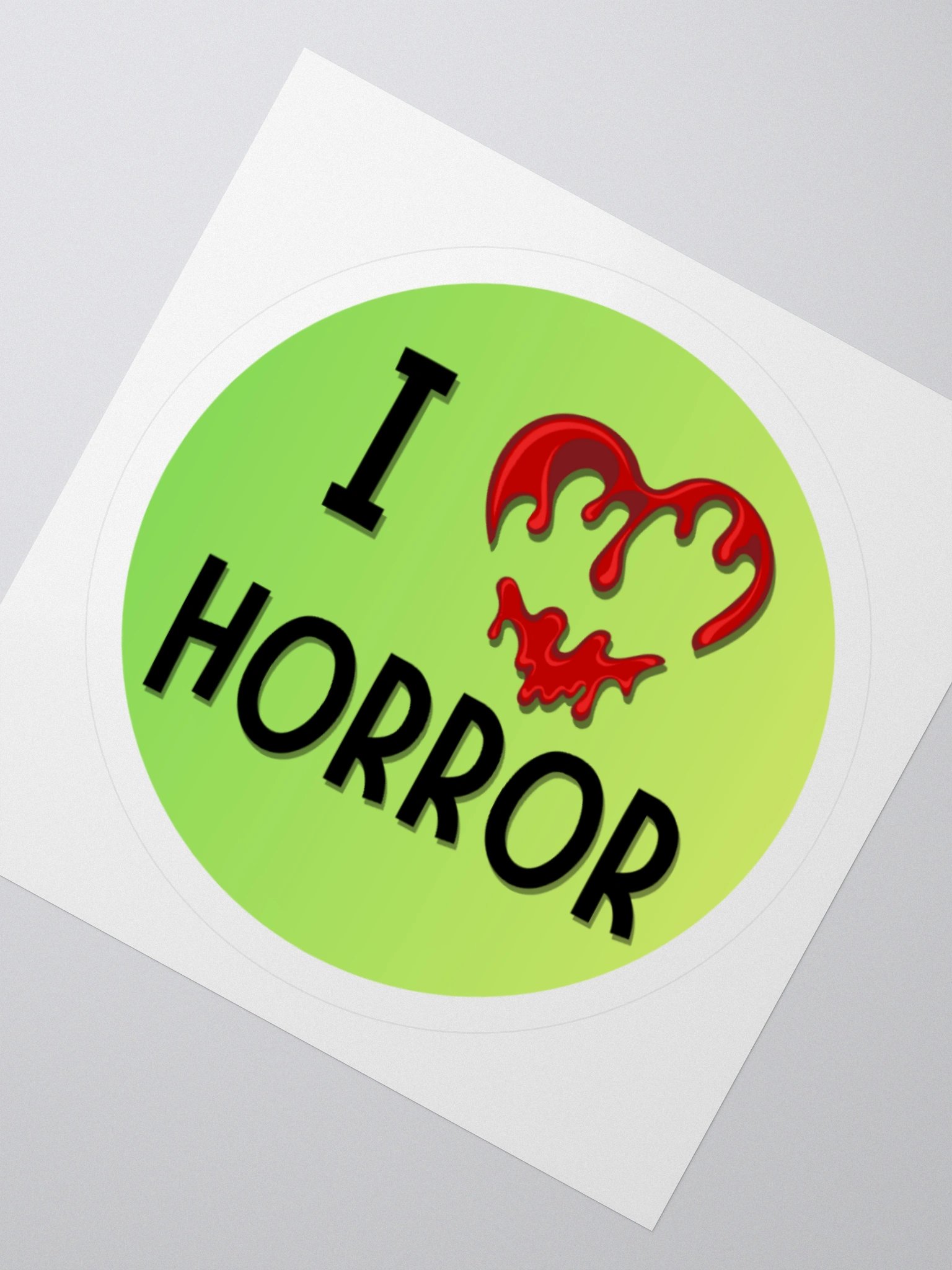 I Heart Horror Sticker product image (2)