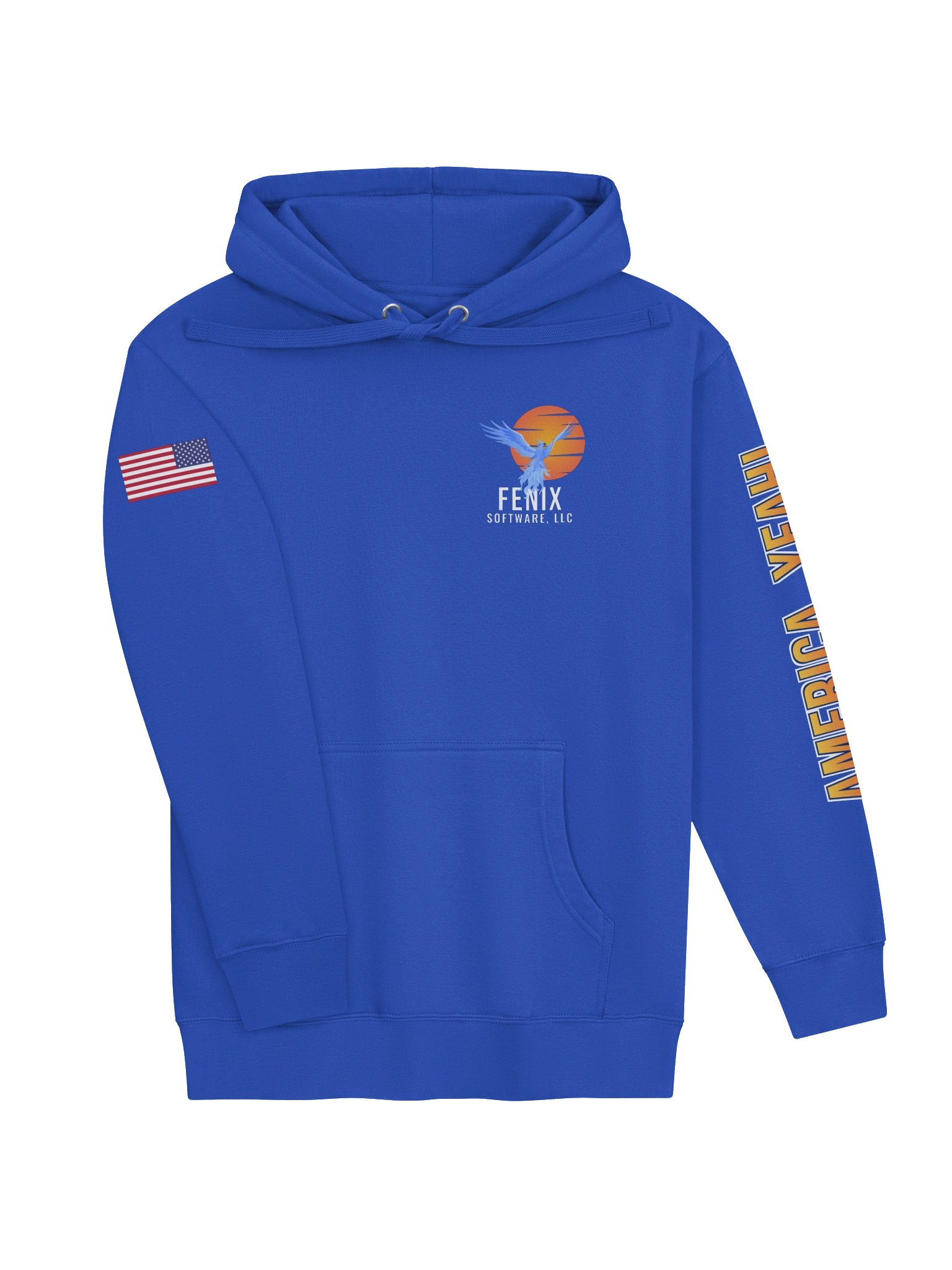 Fenix Software Phoenix Hoodie – Royal product image (3)