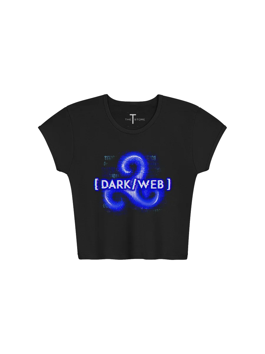 [DARK/WEB]: Title Art Women Crop Top Shirt product image (1)