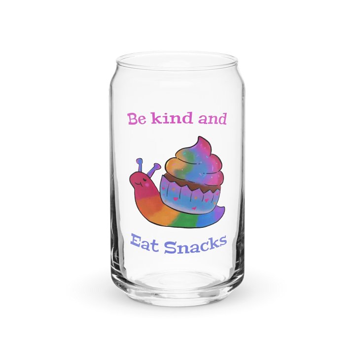 Rainbow Cupcake Snail Glass Tumblr product image (2)