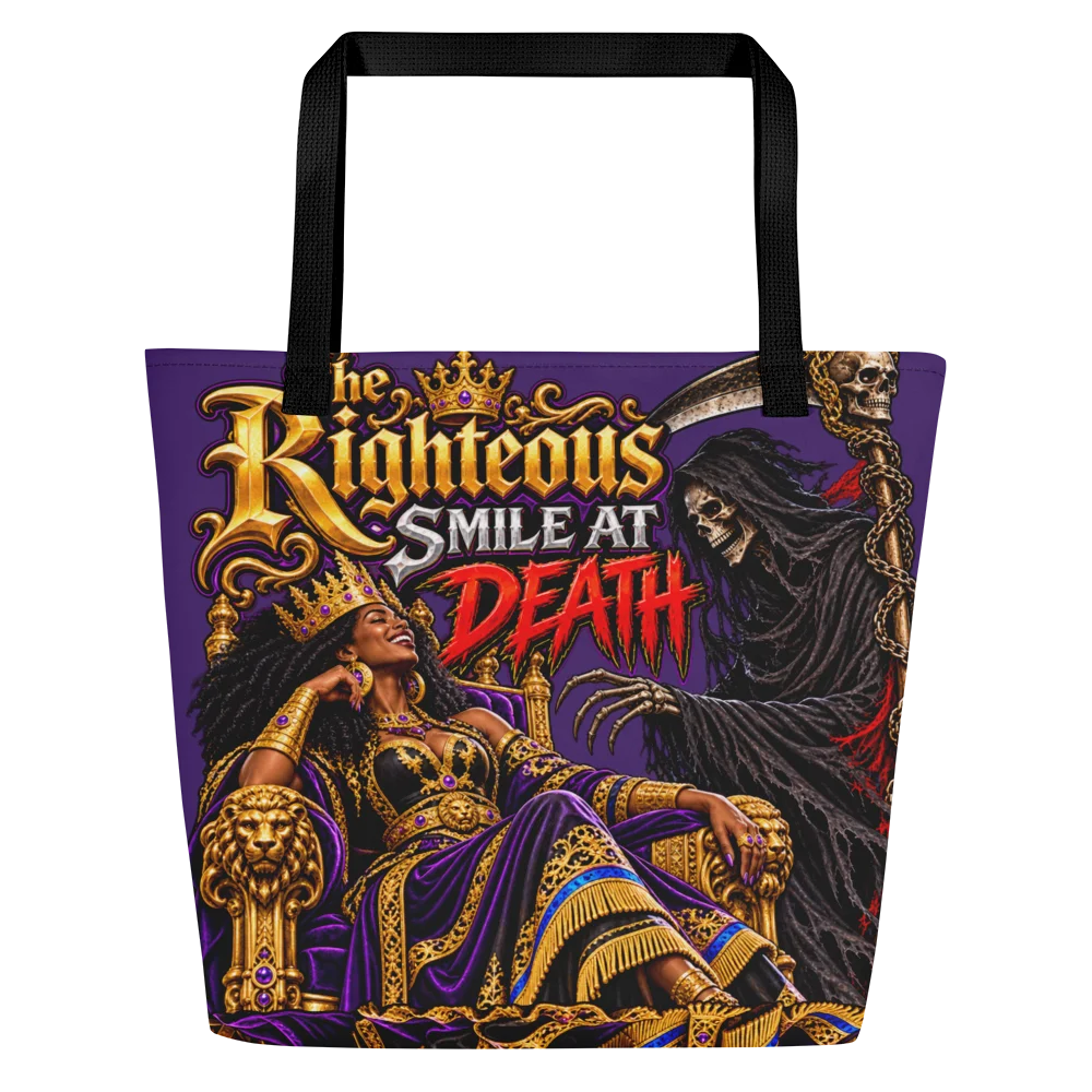 The Righteous Smile at Death Tote Bag product image (3)