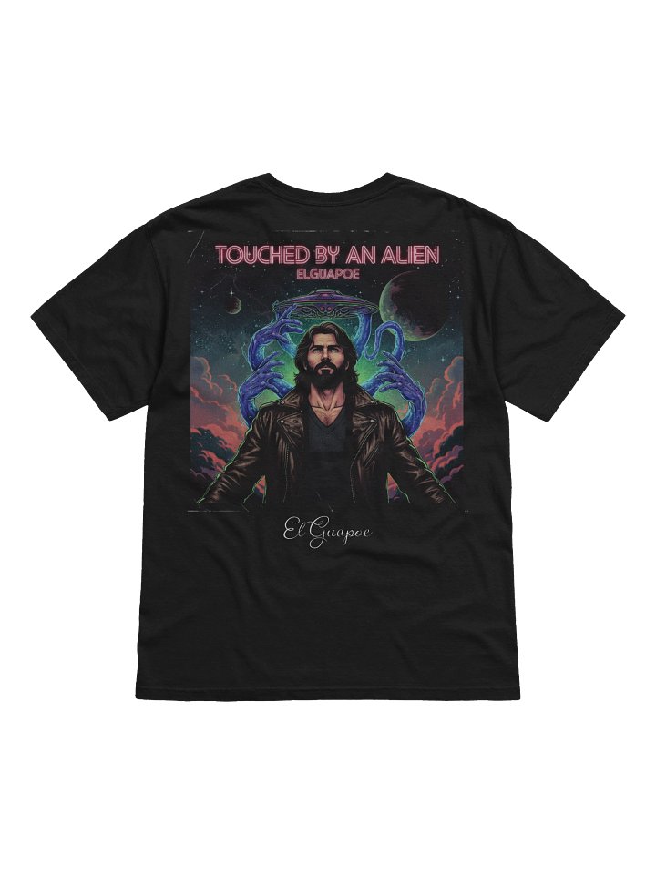 Touched by an Alien on the Back Heavyweight T product image (2)