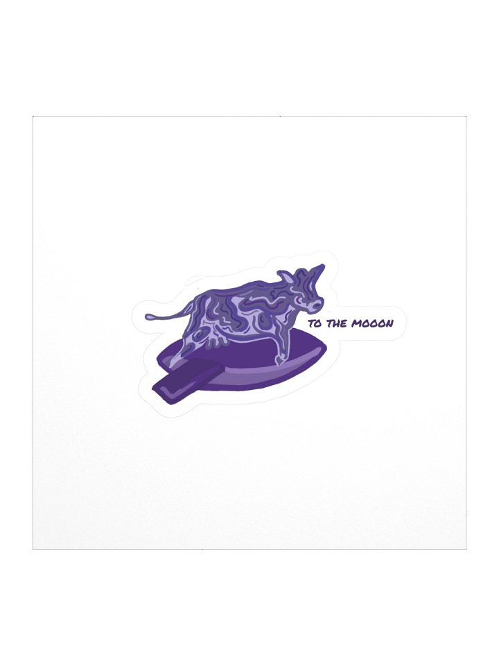 To the Mooon - Sticker product image (1)