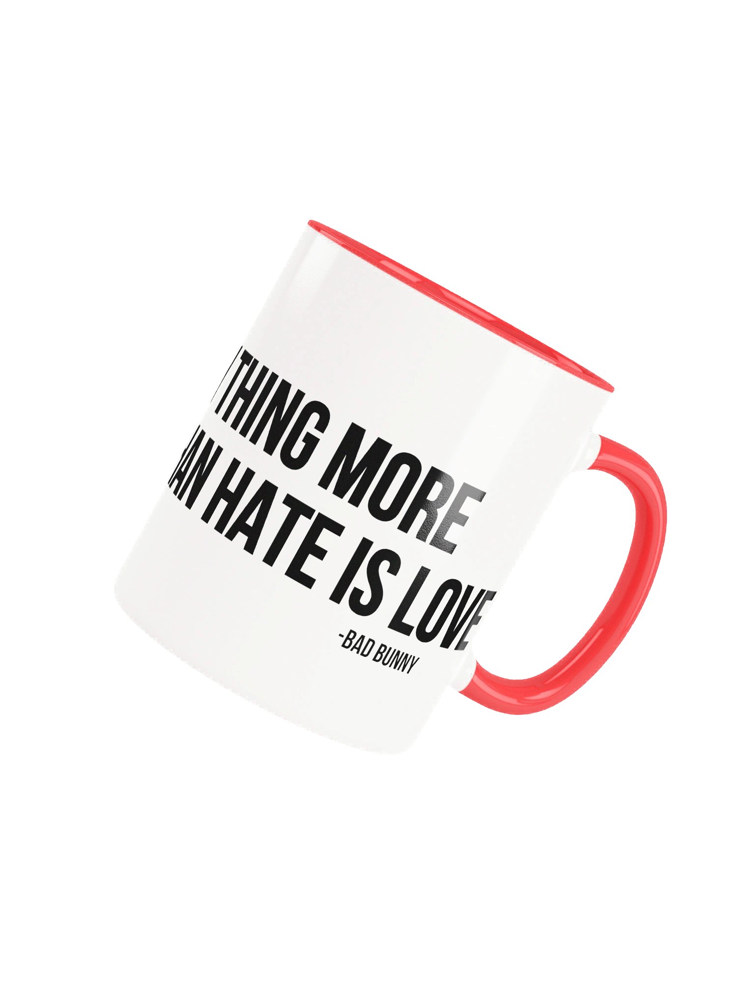 The Only Thing More Powerful Than Hate Is Love Mug - Being Liberal product image (20)