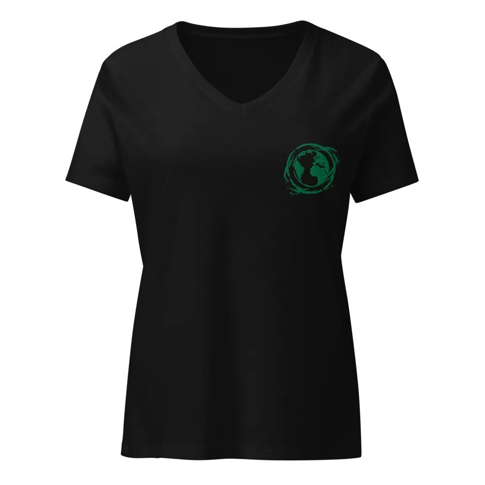 Womens V Embroidered Logo T Shirt product image (13)