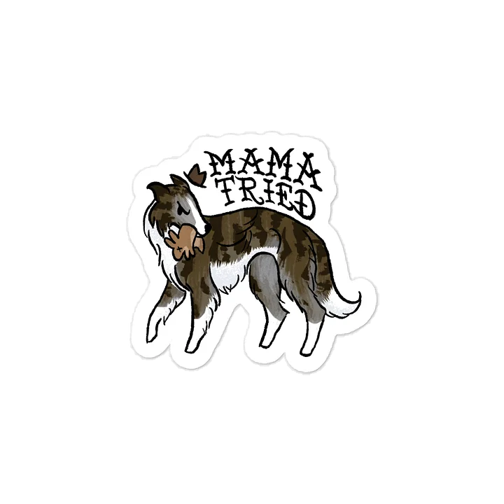 Mama Tried Sticker - Irish Marked Brindle product image (1)