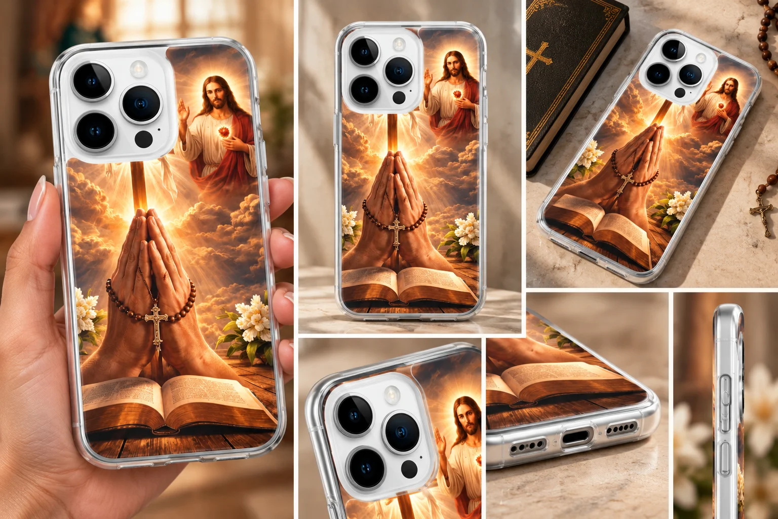 Divine Glow Rosary iPhone® Case product image (1)