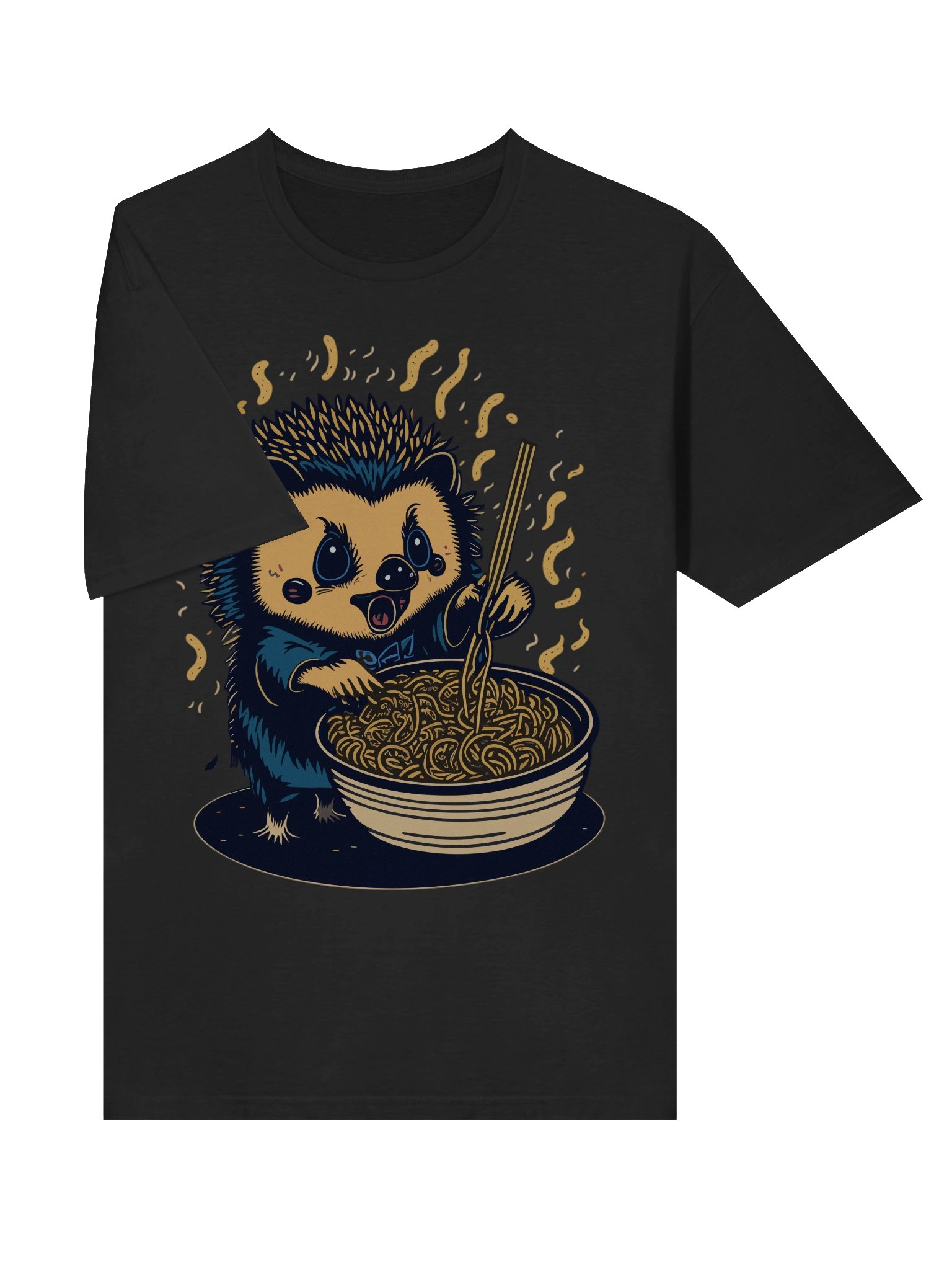 Hedgehog Noodle Adventure T-Shirt product image (49)