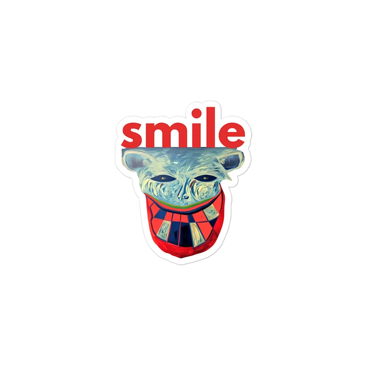 Smile Face Kiss Cut Sticker product image (1)