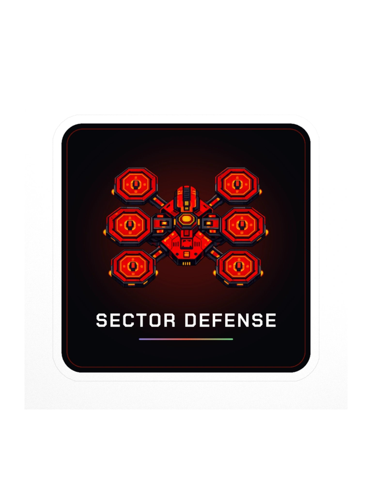Sector Defense Crimson Raider Sticker product image (1)