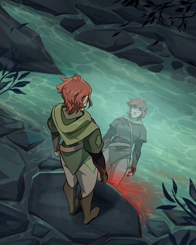 Reflection. 

🎨: @gibbledygoo 

#TheElvesofAmaranth #TEA #Theo #art